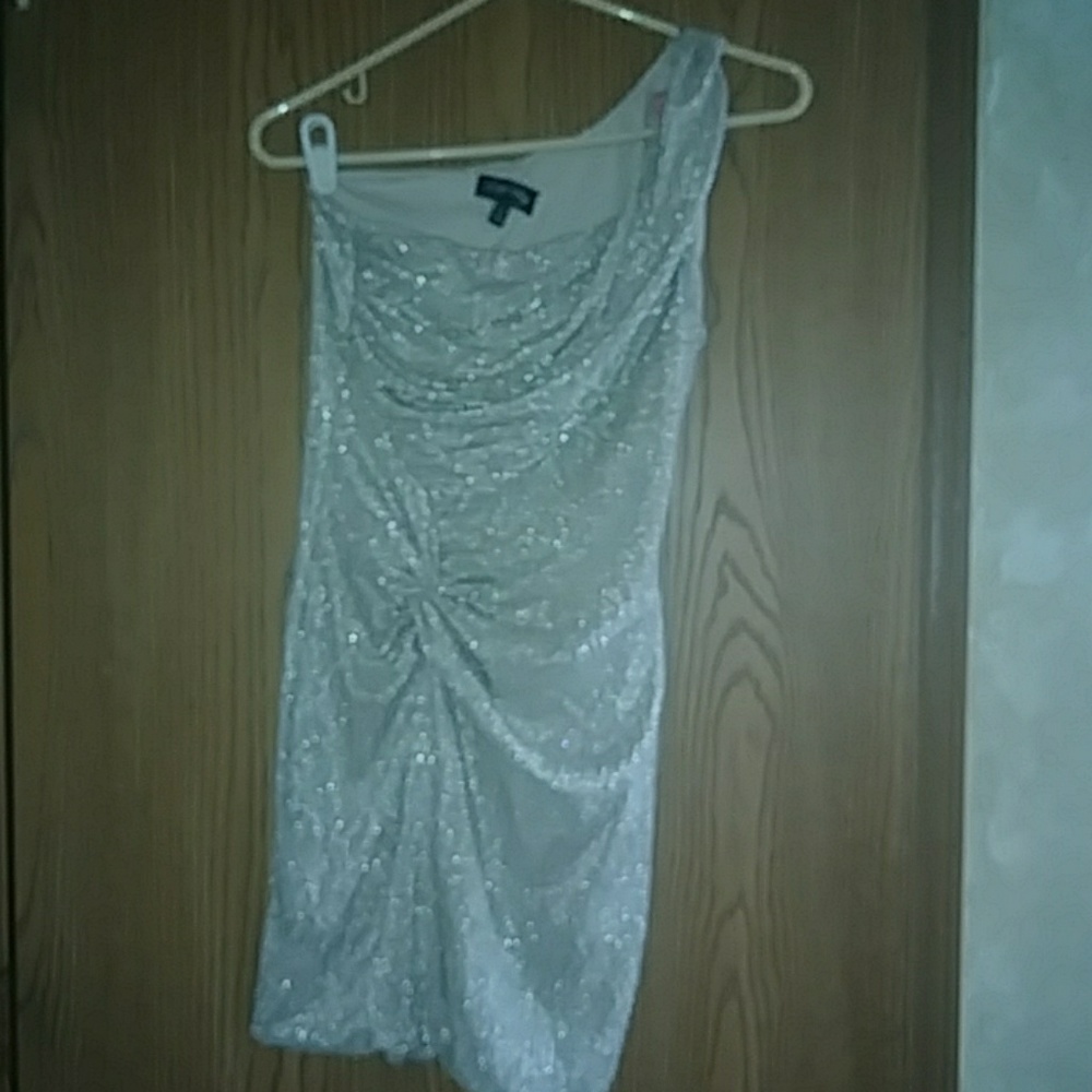 One shoulder mini dress